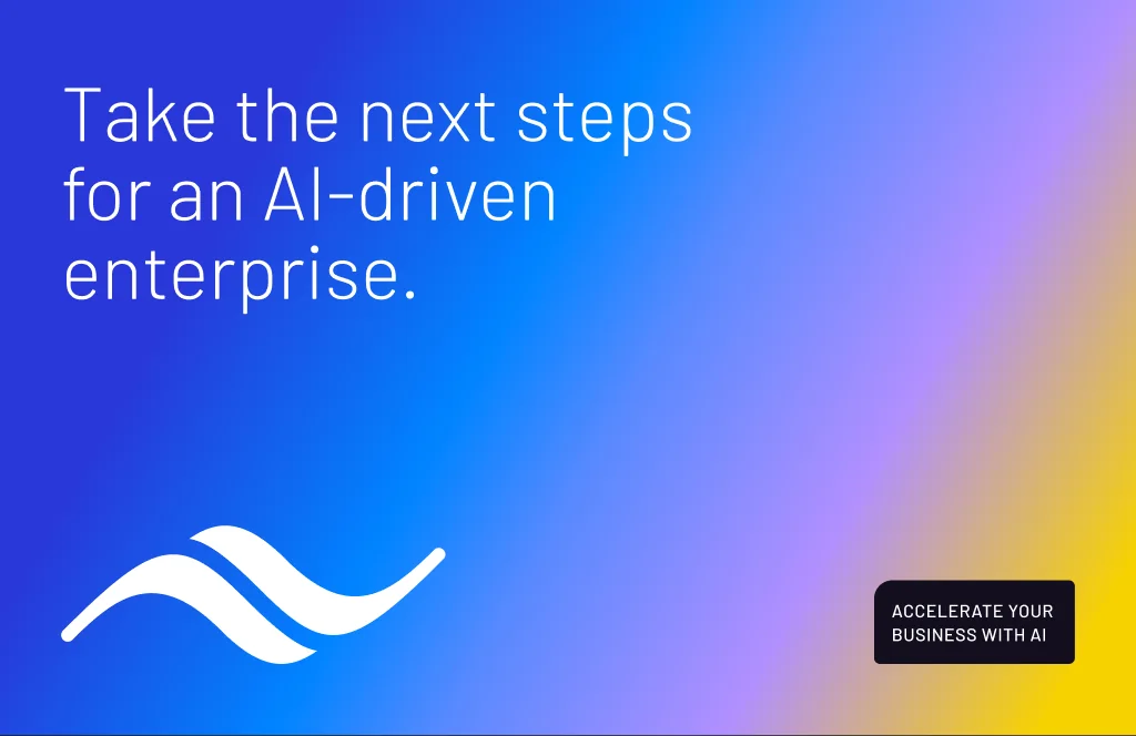 Terravawe website hero: Take the next steps for an AI-driven enterprise