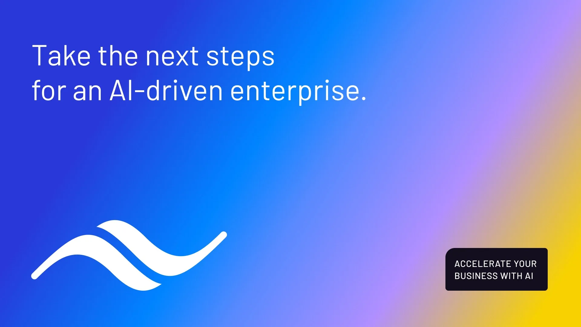 Terravawe: Take the next steps for an AI-driven enterprise, with the wave mark on the brand gradient
