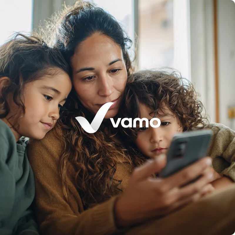 Vamo fintech brand identity and product design